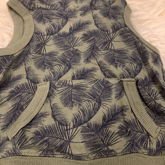 4 Pack Bundle Tank Tops in Army Green/Yellow/Gray/Light Blue sizes 12-18M - Picture 6 of 14